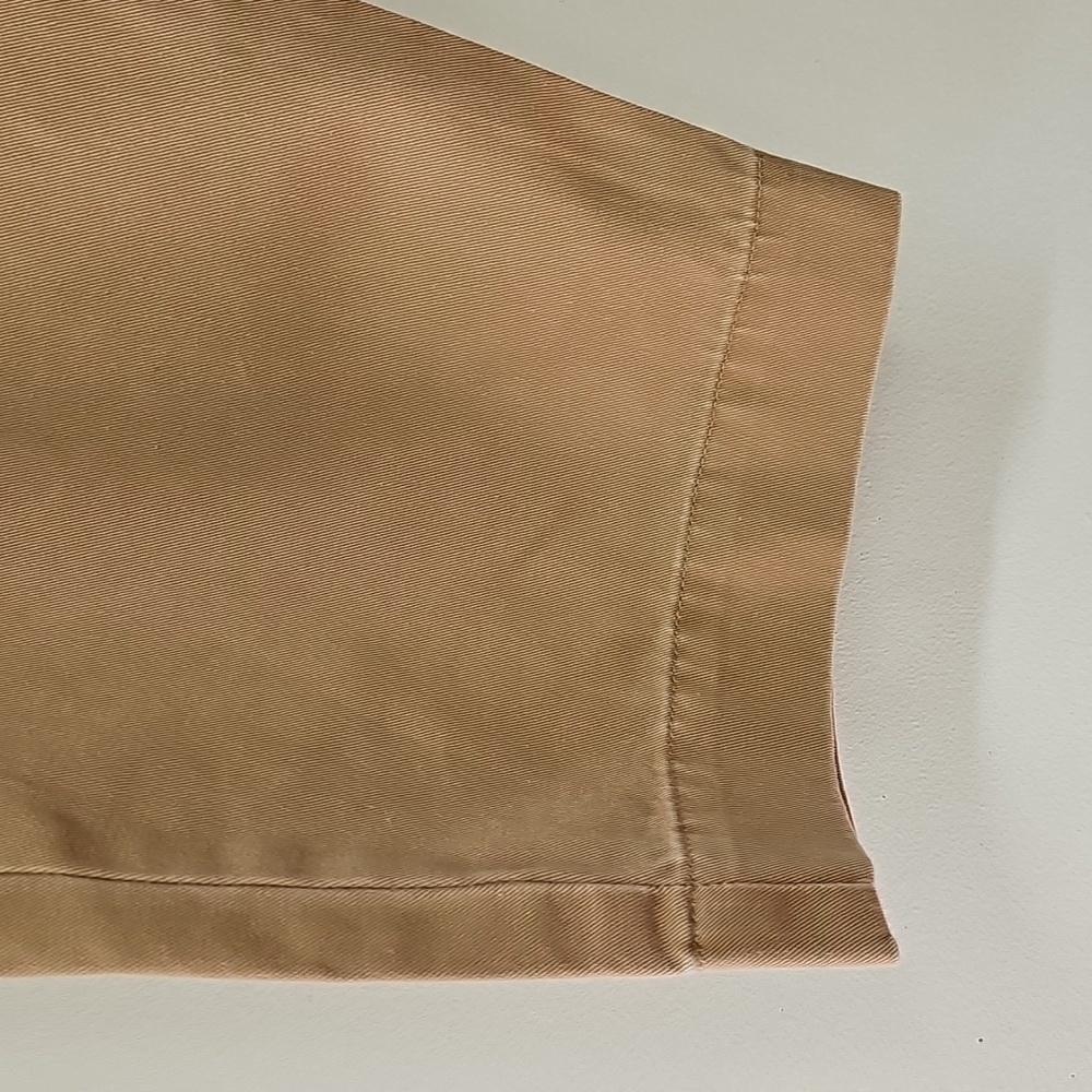 90s Anne Klein A-Line, High Waist Pleat Front Khaki Chinos, New, Sz 12 - Picture 4 of 13